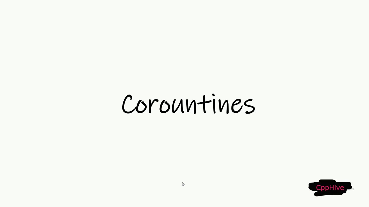 C++20 Coroutines Part1 : Introduction to coroutines