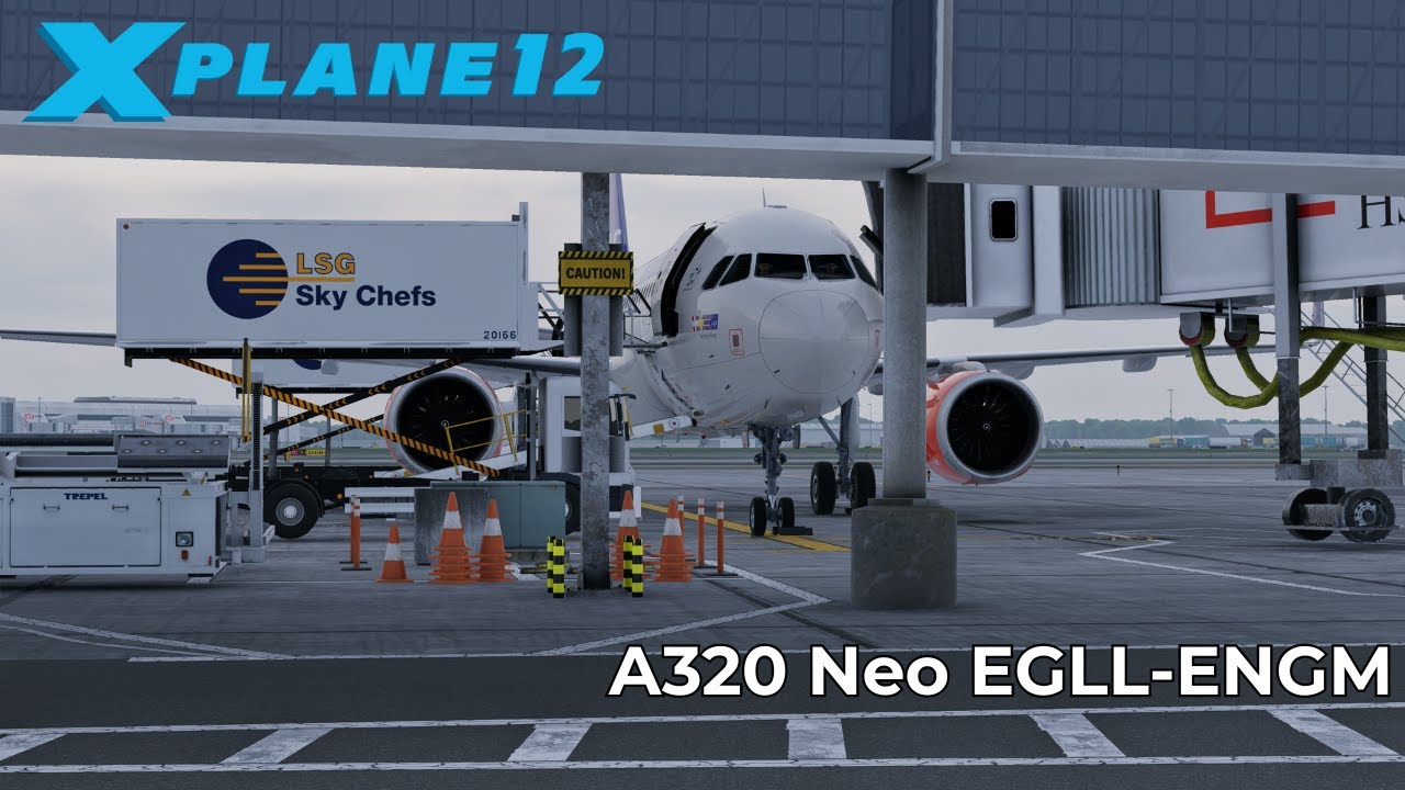 X-Plane 12 Beta 6 | Oslo Mondays VATSIM Event | Toliss A320 Neo | 4K