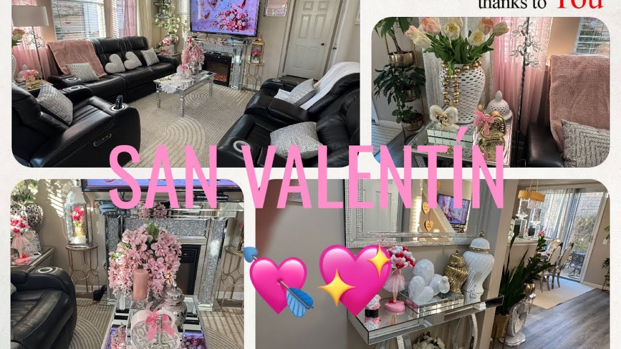 ASÍ DECORE PARA EL DÍA DE SAN VALENTÍN 💘SI ALGO SOBRA AQUÍ  ES AMOR ! MUCHIS CORAZONES 💕 
