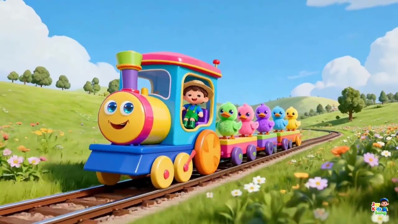 NAIK KERETA API - Lagu Anak Balita Indonesia - Lagu Anak Populer Indonesia | Jay Kids Song