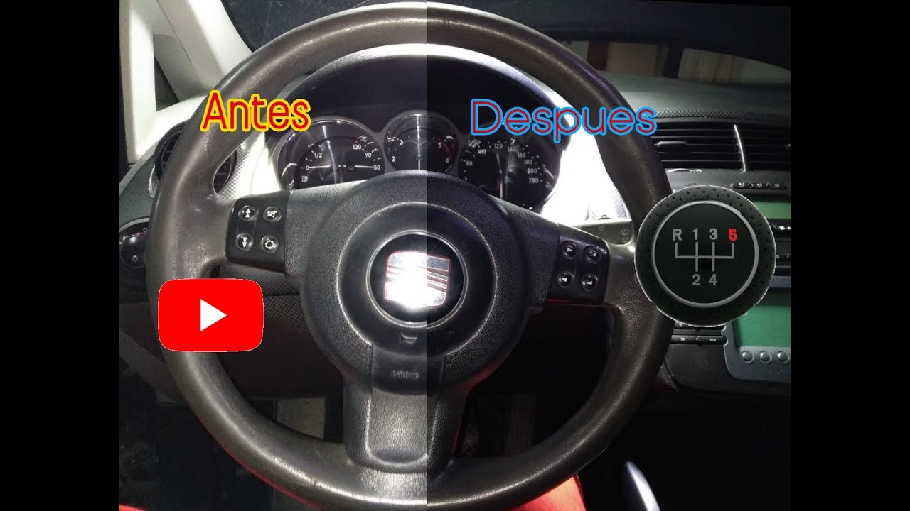 Cómo * desmontar sustituir volante y airbag Seat León 2 , Toledo y Altea