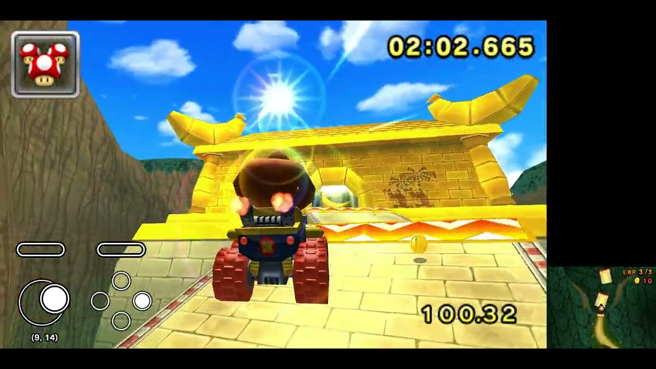Mario Kart 7 - DK Jungle - Easy Staff Ghost