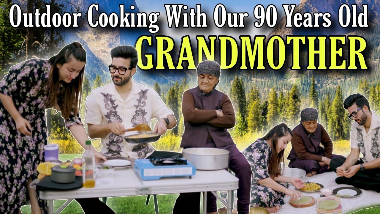 Outdoor Cooking With Our 90 Years Old Grandmother || Colorful Momos ASMR || Rajat Sharma Vlogs