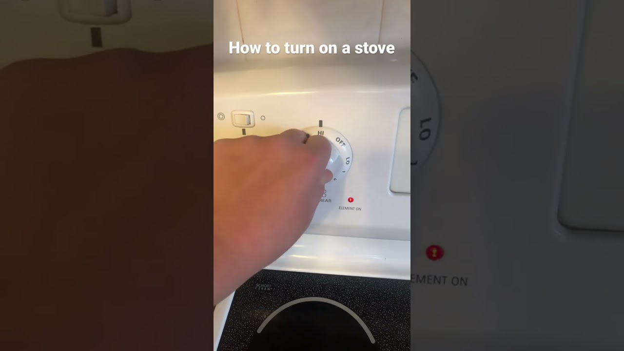 How To Turn On A Stove For Beginners