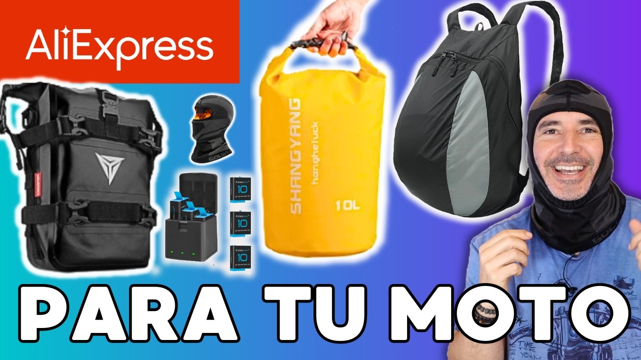 🔥Accesorios de ALIEXPRESS para MOTO| Accesorios para viajar en moto