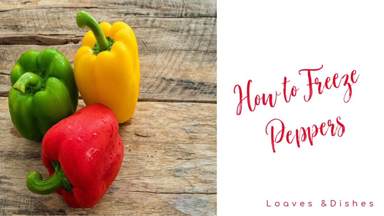 How to Freeze Peppers