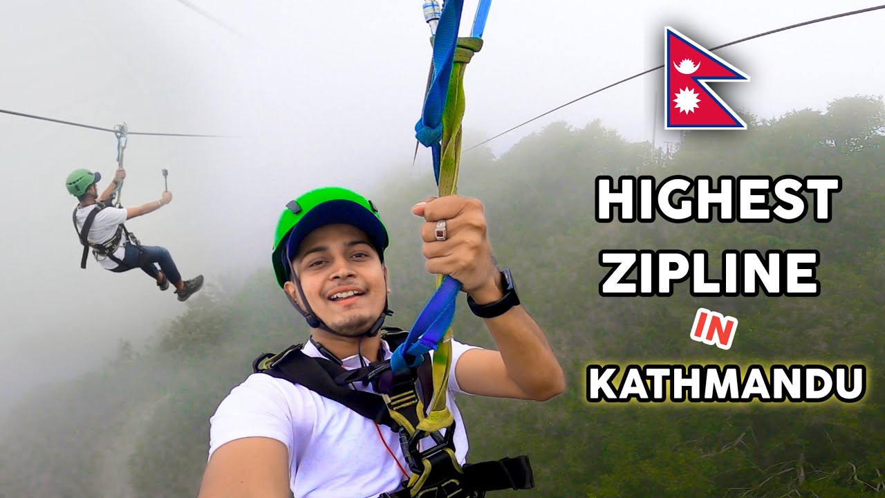 Zipline In Chandragiri Hill | Highest Zipline In Kathmandu Nepal🇳🇵| Zipline In Kathmandu [NEPAL]