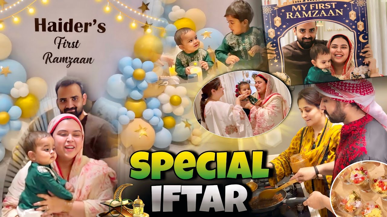 Haider Ki Pehli Eidi❤️ | Special Iftar 😍| Sweet Potato Chat 😍| 