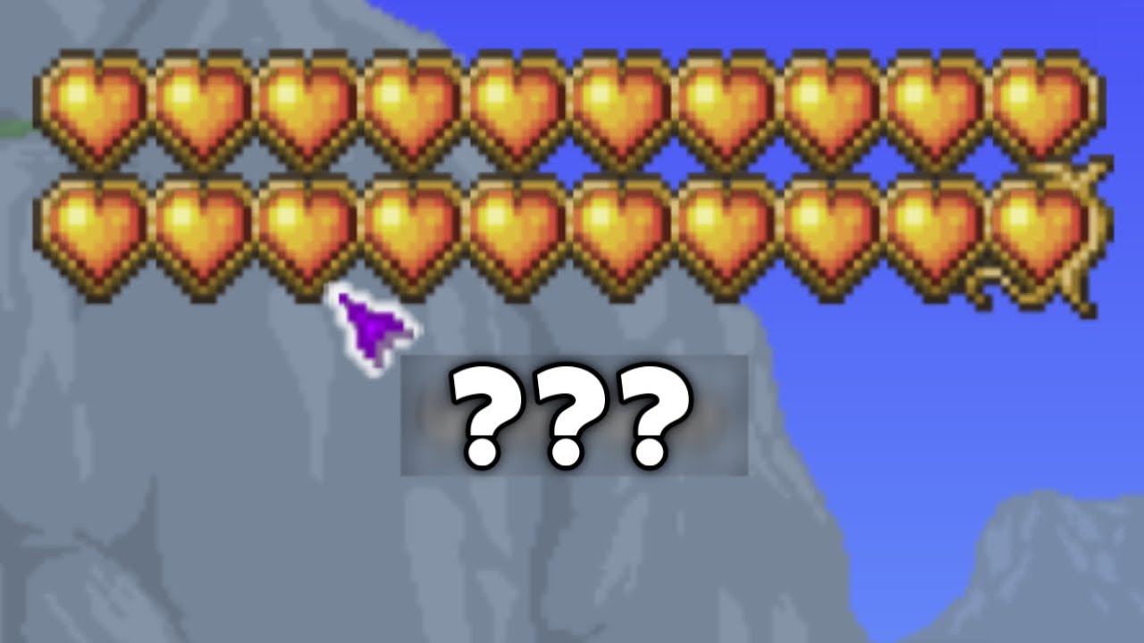 Consiga Vida MÁXIMA no Terraria