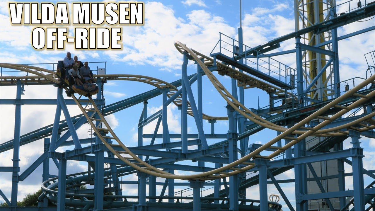 Vilda Musen Off-Ride Footage, Grona Lund Gerstlauer Wild Mouse | Non-Copyright