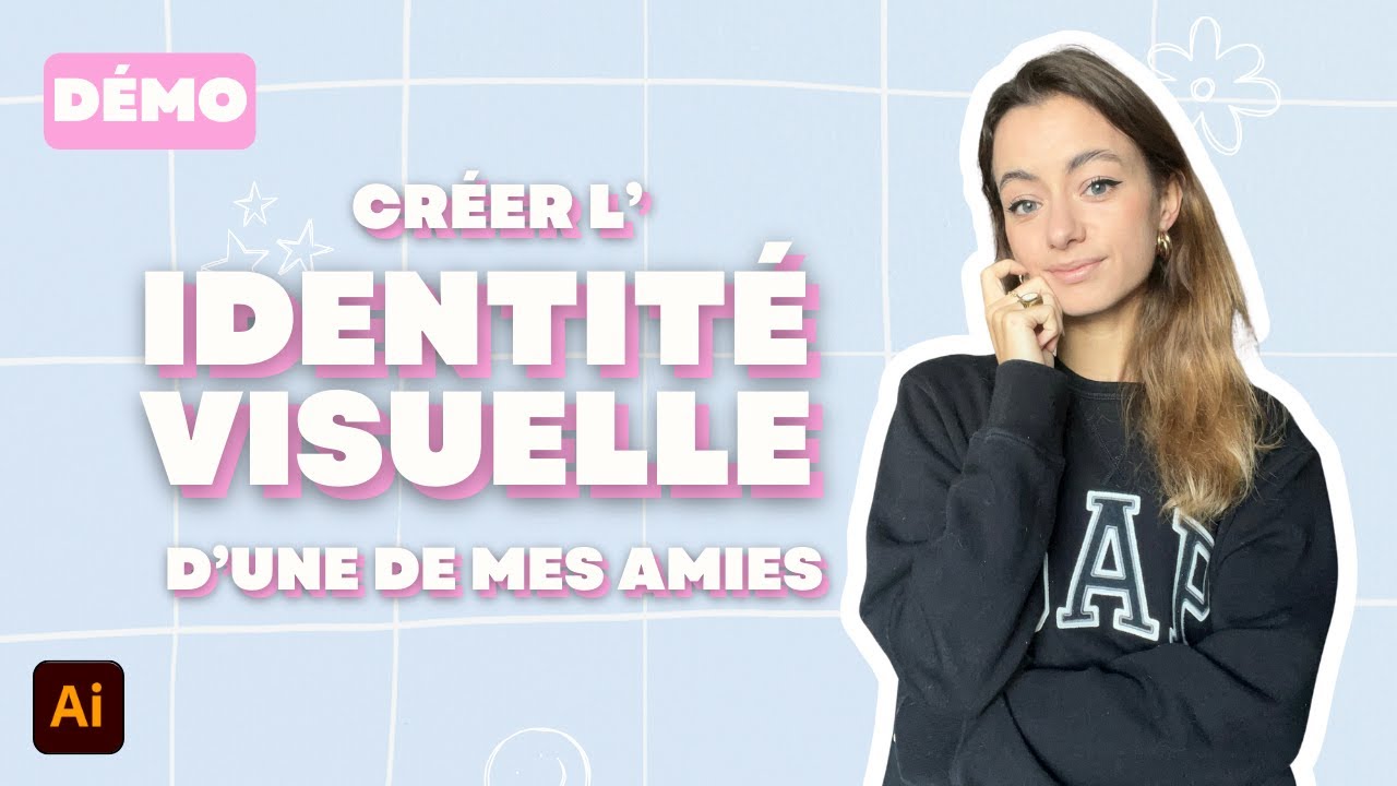 Je créée l'identité visuelle du projet de décoration d'une amie 🎨  Graphisme freelance