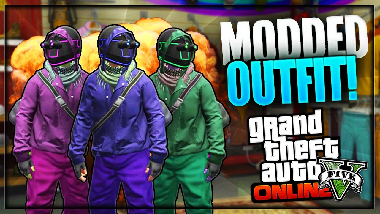GTA 5 Online - How to Create MODDED OUTFITS using Clothing Glitches *After Patch 1.36* #18