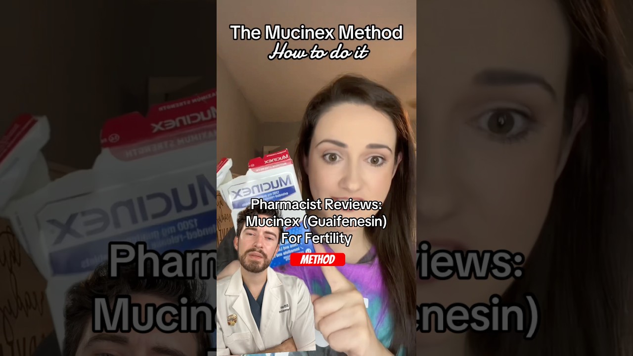 She used Mucinex to get pregnant?! Here&rsquo;s what the science really says about it. #fertility #mucinex