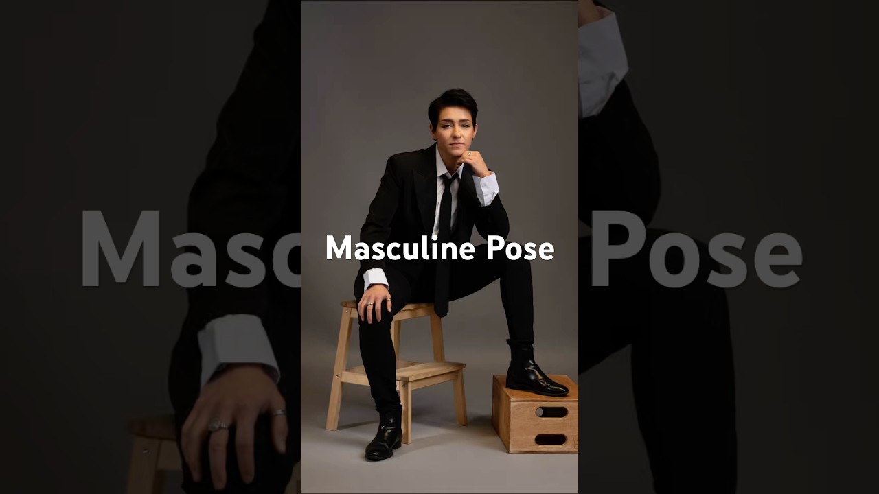 Masculine Style Pose for a Woman