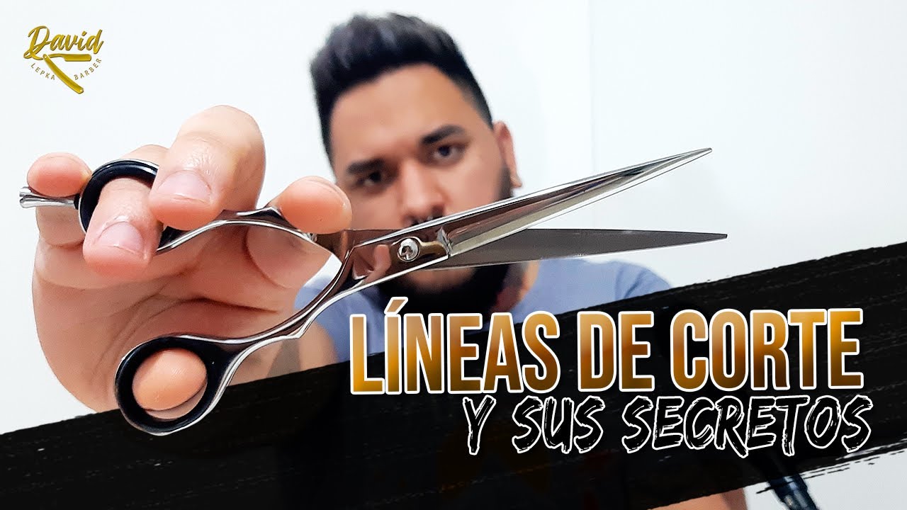 LÍNEAS de CORTE con TIJERA y su GRAN SECRETO ✅