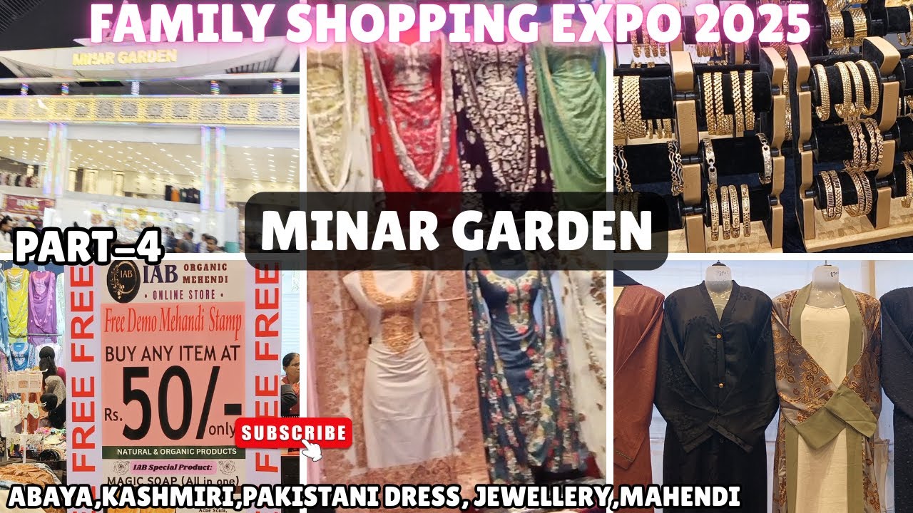 MINAR GARDEN FAMILY SHOPPING EXPO 2025 🛍️ | PAKISTANI, ABAYA, JEWELLERY 