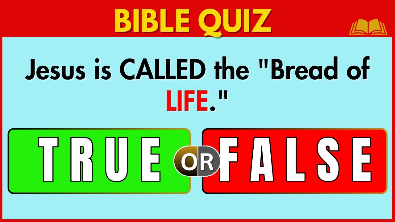 Toughest Jesus Miracles Quiz: TRUE or FALSE Test #biblequiz