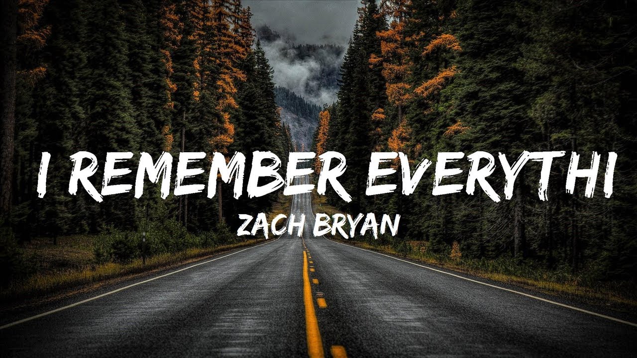 Zach Bryan - I Remember Everything (Lyrics) ft. Kacey Musgraves | The World Of Music