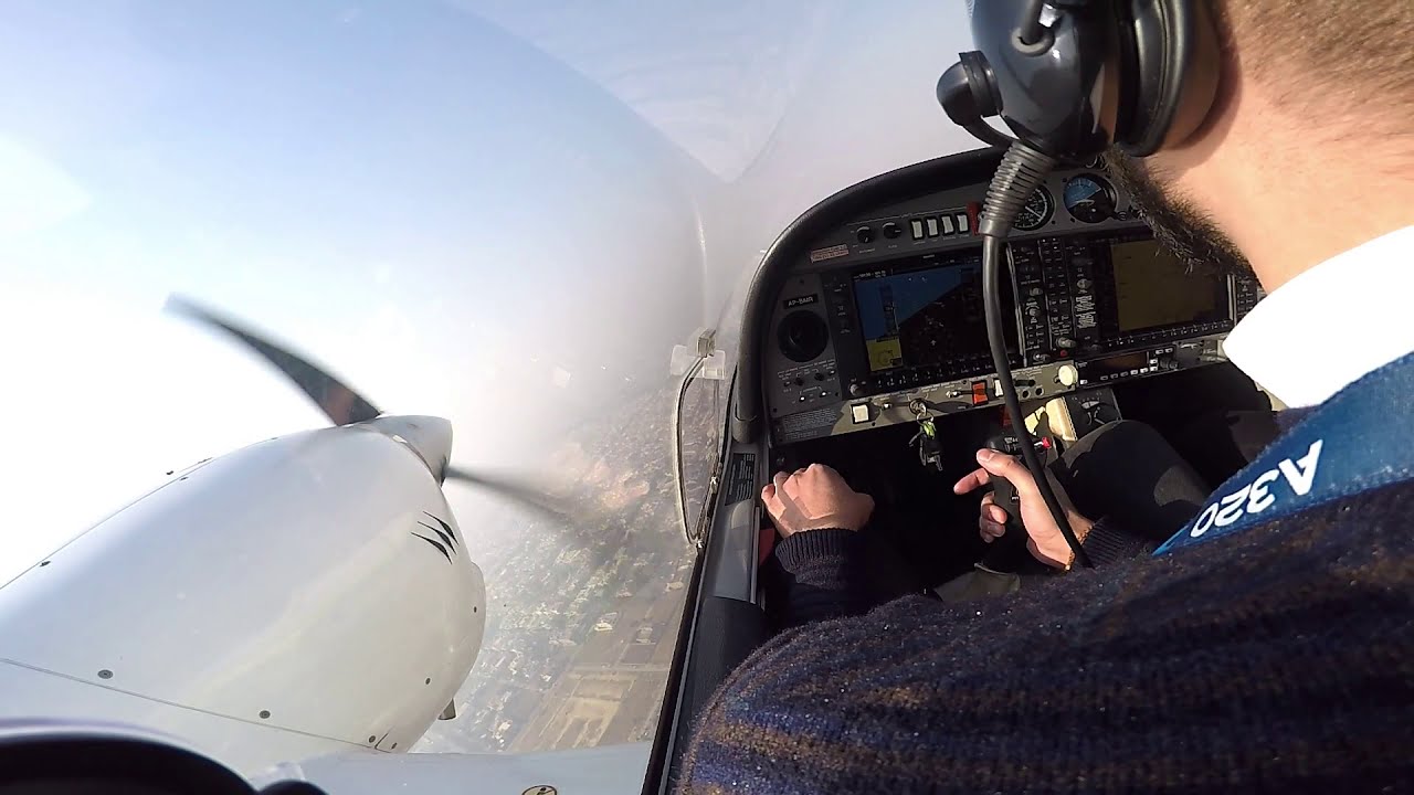 Flying in smoggy conditions - DIAMOND DA42