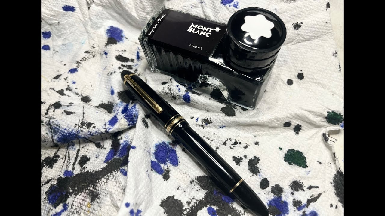 Me and My Meisterstück 146 with Mystery Black Ink Montblanc