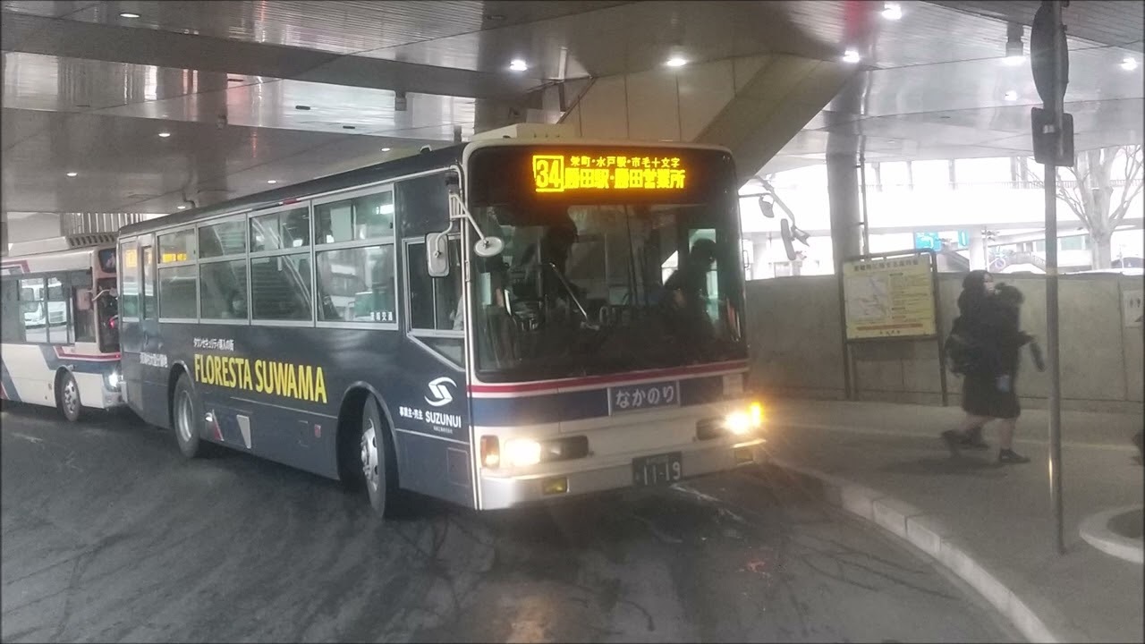 茨城交通1119 KC-MP317M 走行音