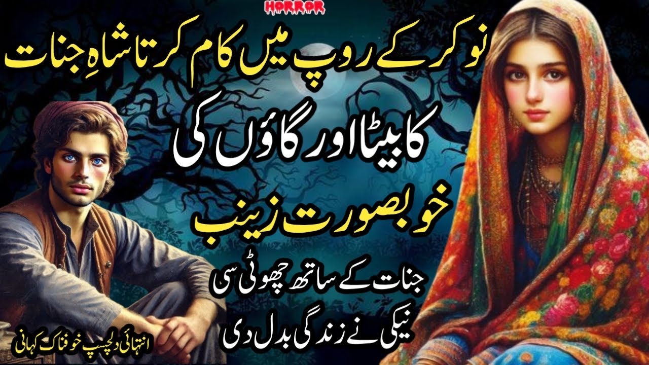 NOKAR KAY ROOP MEIN KAM KRTA SHA E JINNAT KA BAITA AUR GAON KI KHOBSORAT ZAINAB JINNAT KY SATH NAIKI