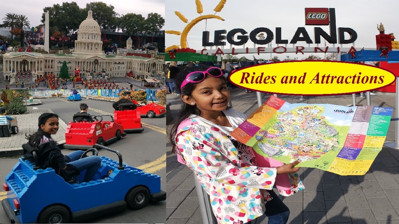 LEGOLAND CALIFORNIA TOUR | Rides and Attractions | Miniland USA | LEGO STAR WARS | Driving School