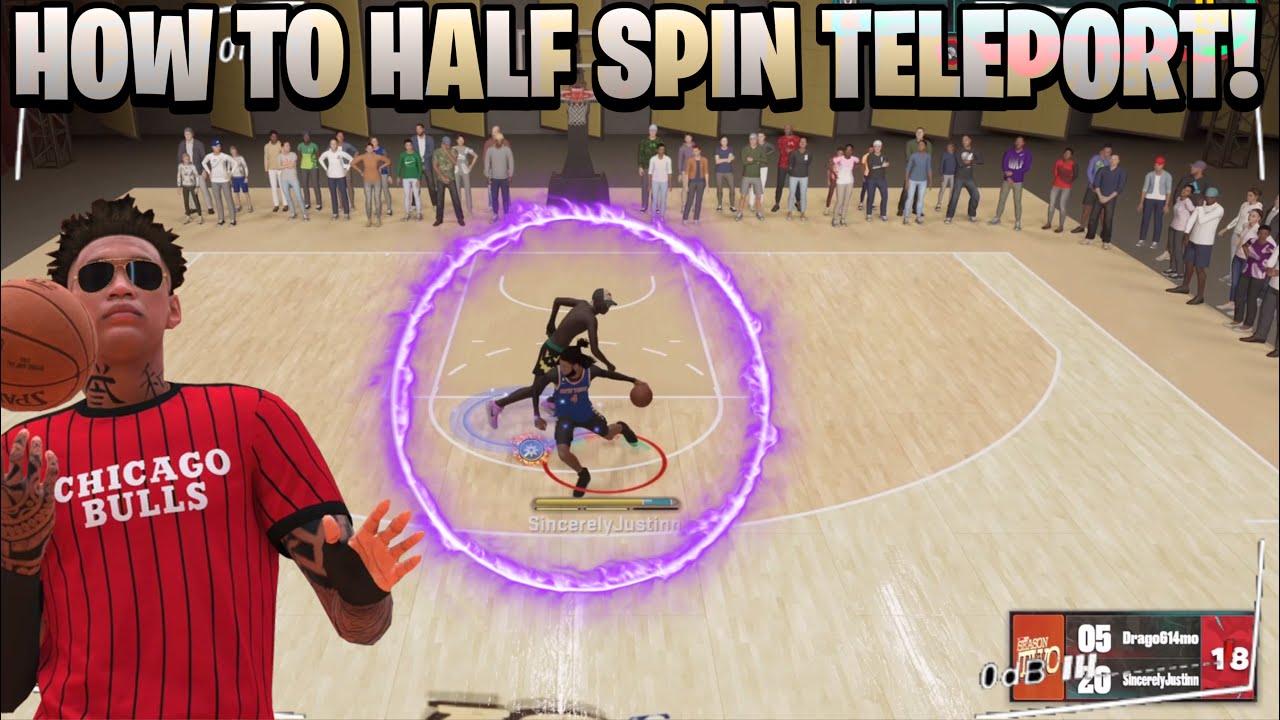 *GLITCHY* HALF SPIN TELEPORT MOVE WILL BREAK NBA 2K23! THE “DRIP SLIDE”
