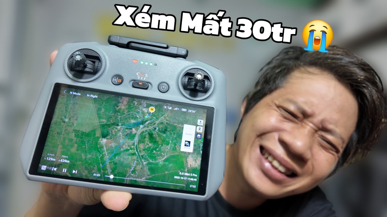 Xém Mất Flycam 30 triệu khi bay xa hơn 10km - Dji Mini 5 pro Range test