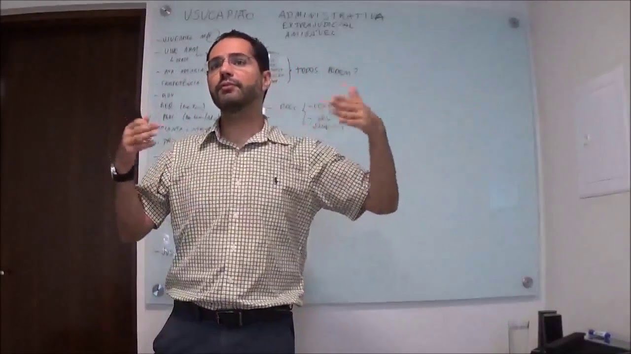 Usucapi&atilde;o Extrajudicial (antes da Lei 13465/17)