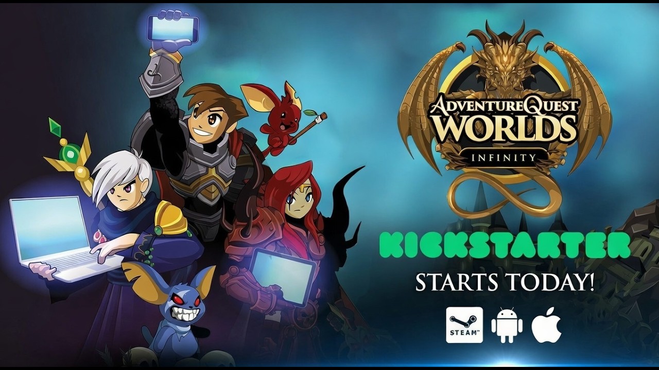 KICKSTARTER DO AQW INFINITY AO VIVO!!
