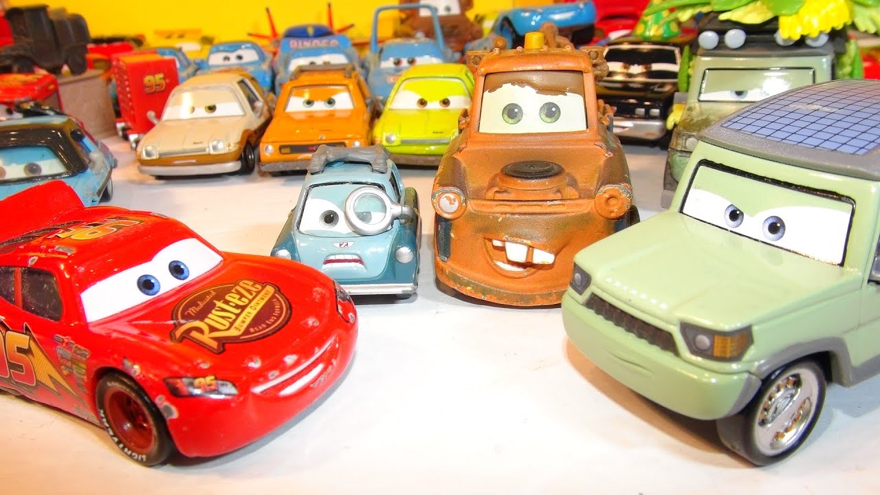 Pixar Cars Character Encyclopedia Professor ZZZZ and Sir Miles Axlerod