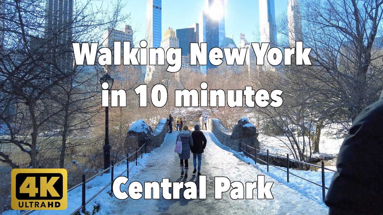 【4K】Walking New York #161 | Central Park | From The Mall to Gapstow Bridge | Manhattan