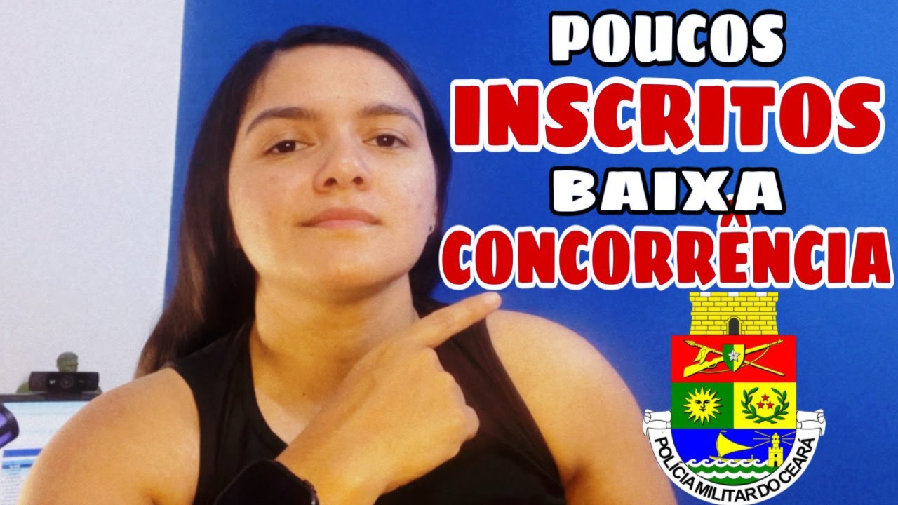 CONCURSO PMCE 51 MIL INSCRITOS FICOU MAIS FÁCIL!?