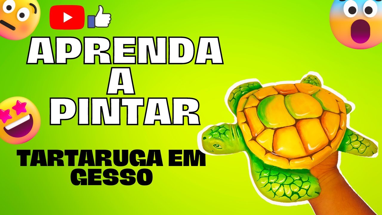 Curso de Pintura em Gesso ( Tartaruga )