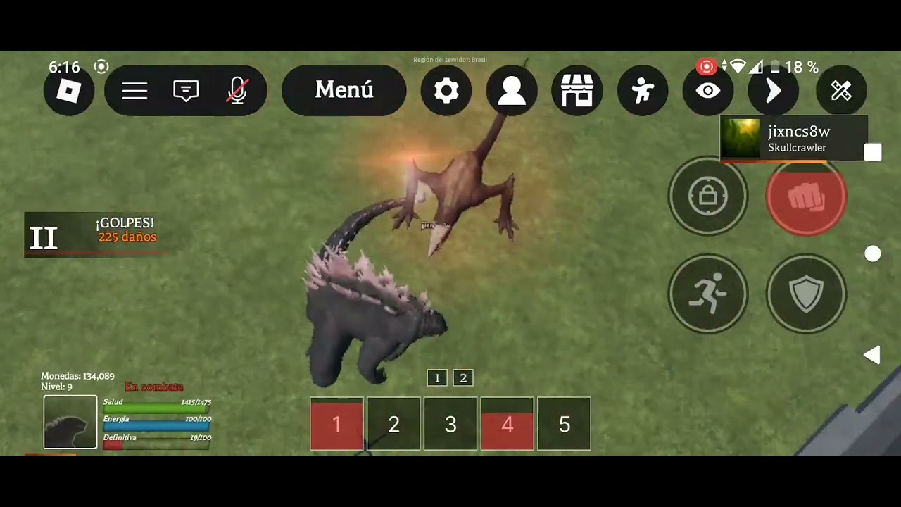 Evolved goji vs Skullcrowler. 