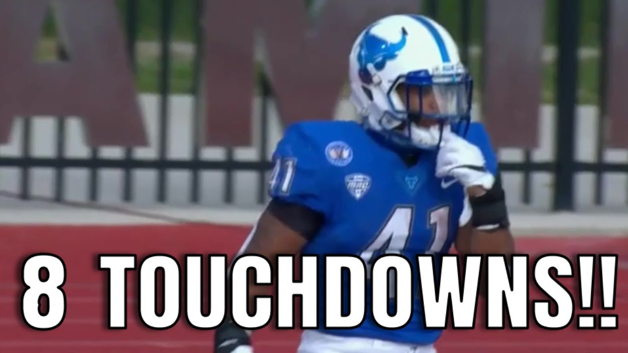 Buffalo RB Jaret Patterson Scores 8 Touchdowns vs Kent State | 2020 College Football