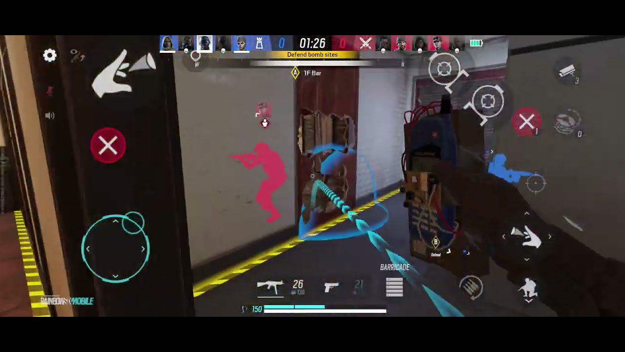 i feel like a pro for my first RAINBOWSIXMOBILE match