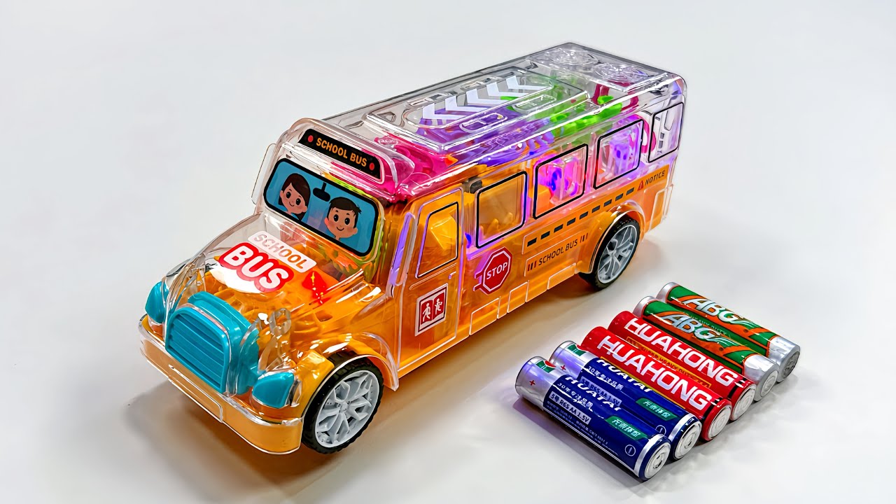 Unboxing RC Police sports car,remote control RC city bus,EV 3D school bus,RC Nezha Bumper Cars