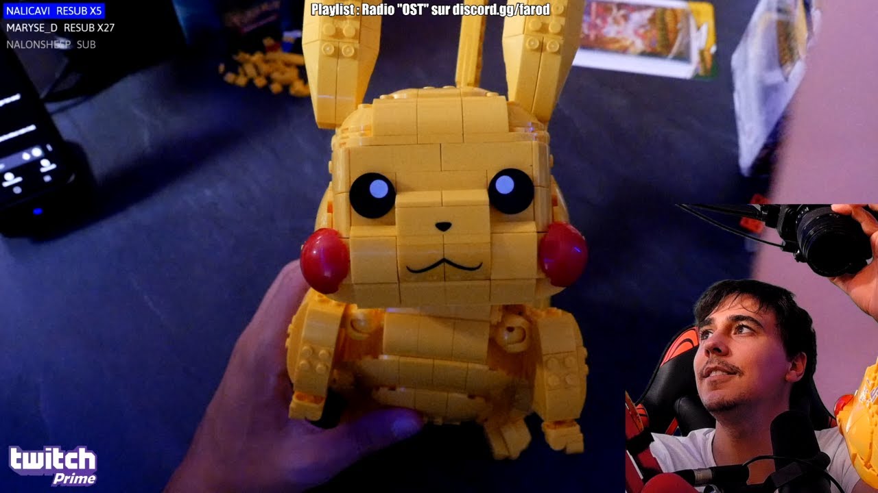 Construction d'un Pikachu en 