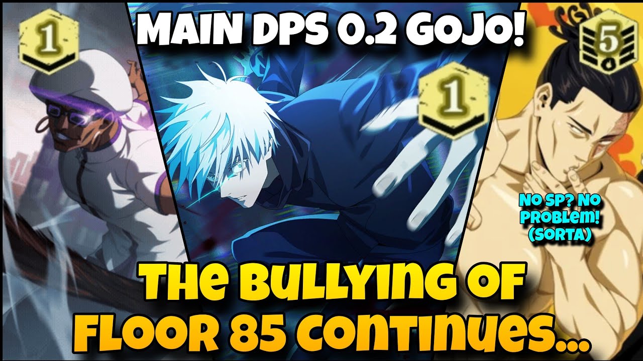 0.2 GOJO MAIN DPS ILLUSORY TOWER FLOOR 85! FEATURING BLUE TODO (sorta) | JJK Phantom Parade