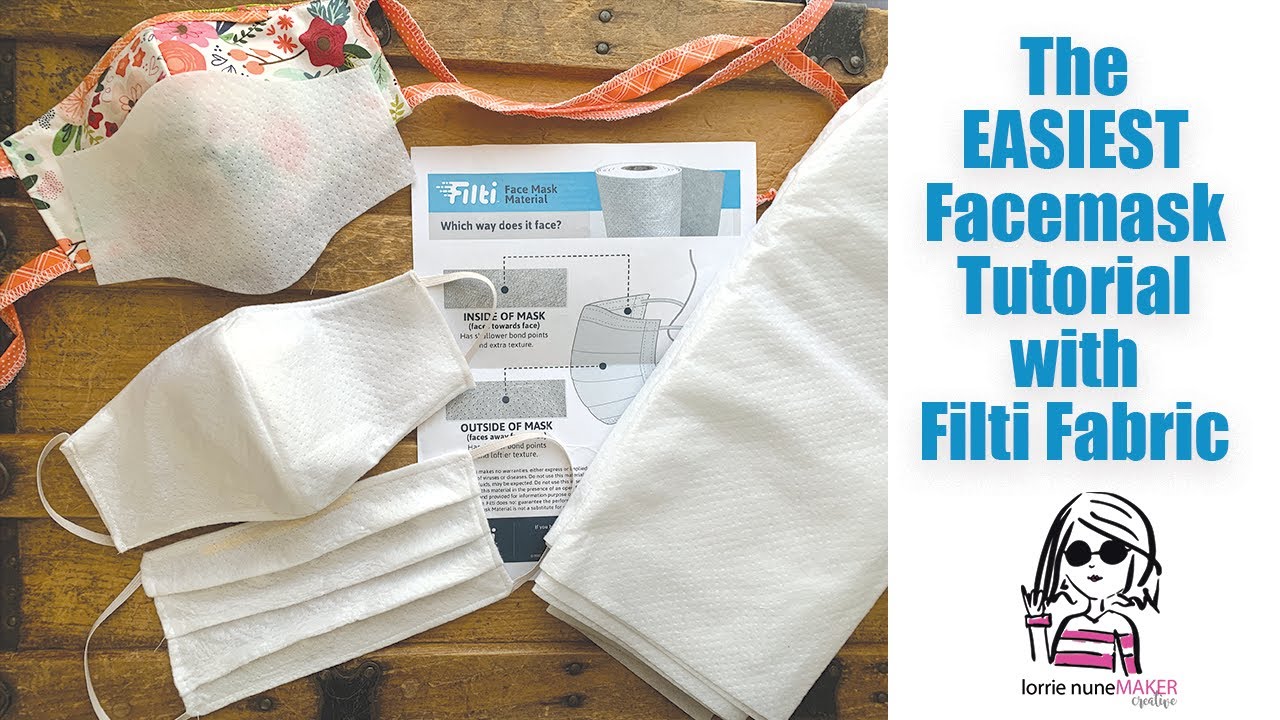 The Easiest Face Mask Tutorial with Filti Fabric