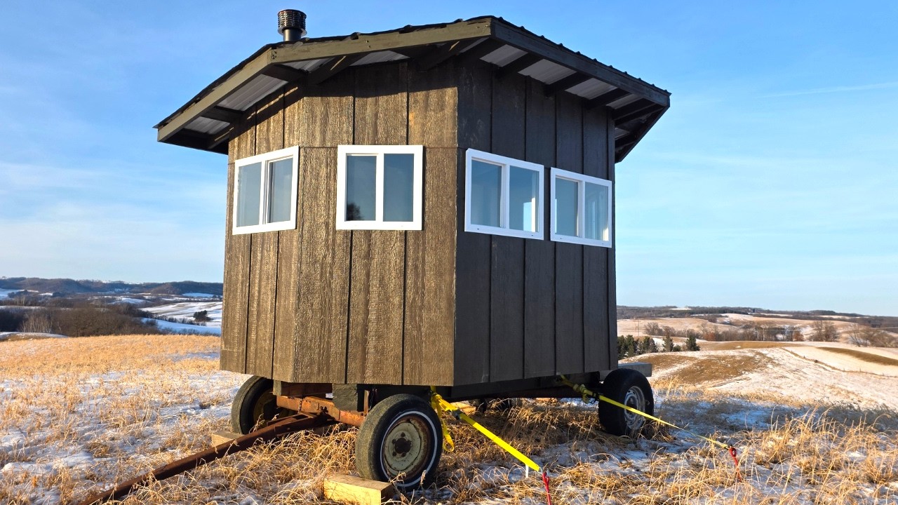 We Built the ULTIMATE Hunting Shack (You Could Live in This Thing)