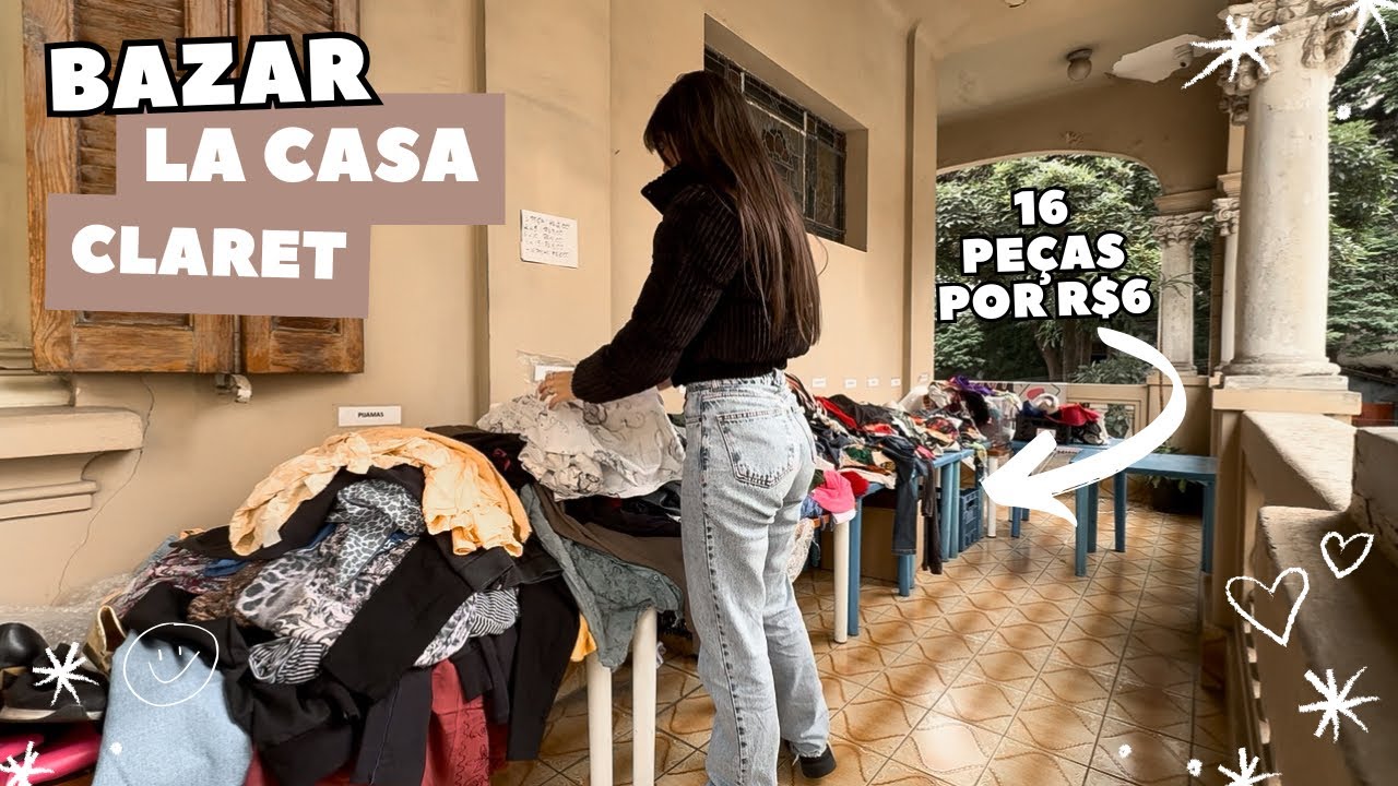 BAZAR LA CASA CLARET | 16 peças por R$6!!!! | tênis e sapatos incríveis e muito mais! 
