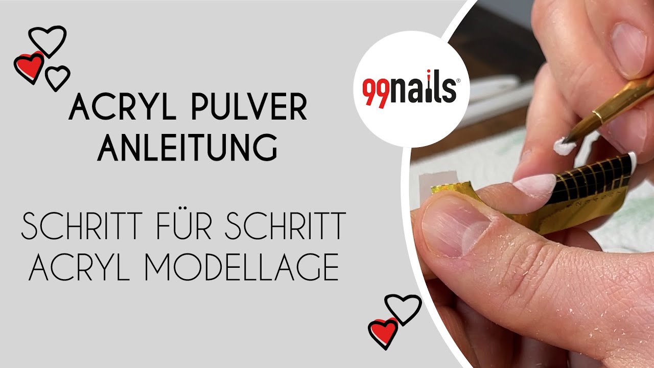Acryl Pulver Nägel Set - Acrylnägel selber machen - Nagelstudio Set - Acryl Nägel Anleitung