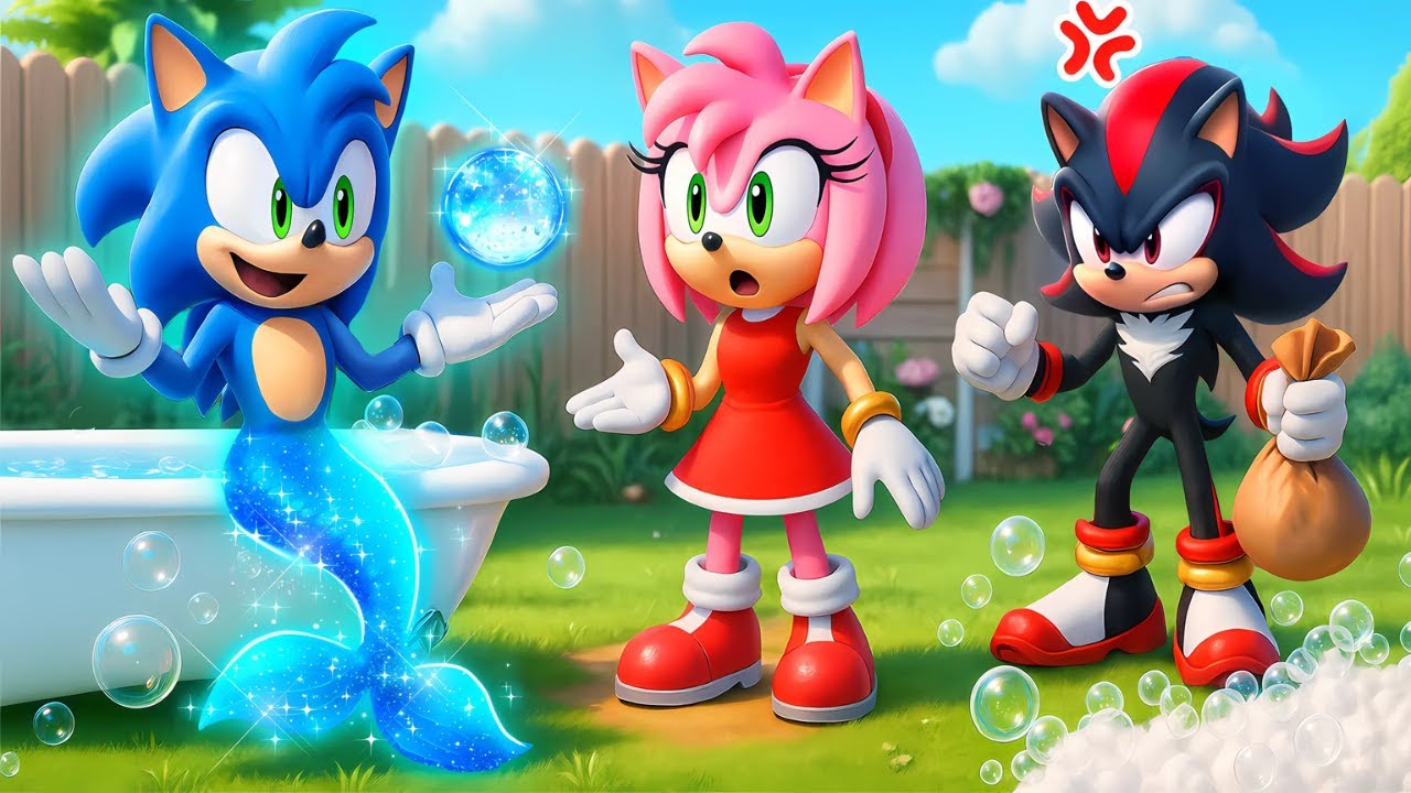 AMY Adopts SONIC MERMAID?! SHADOW's SECRET REVEAL?! | Sonic The Hedgehog 3 Animation