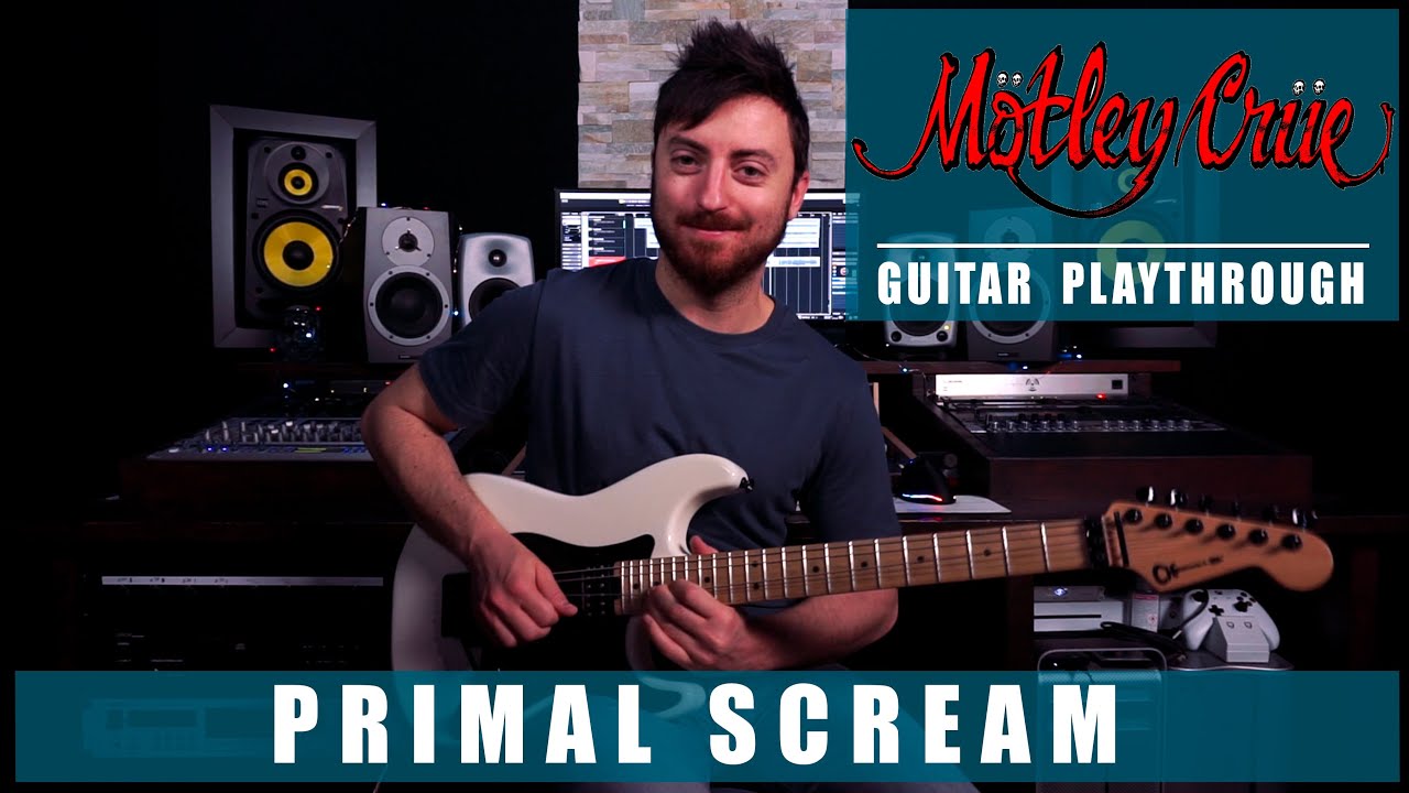 MOTLEY CRUE - Primal Scream | Guitar Playthrough | Jacopo Garimanno