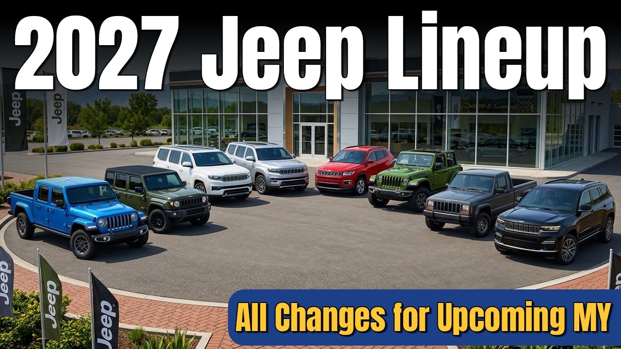 8 новых моделей Jeep 2027 года, которые СНОСЯТ КОНКУРЕНЦИЮ: грядущие внедорожники и пикапы