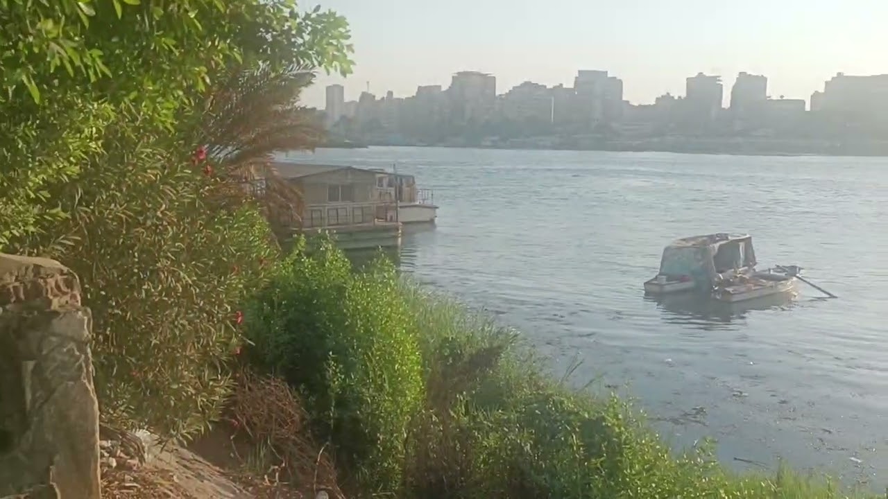 Nile 1 - Nile with the sun setting