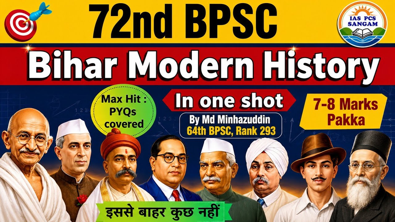 BPSC AEDO 2025-26: Modern History of Bihar | One Shot Complete Coverage | Bihar Special GK 🔥